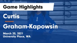 Curtis  vs Graham-Kapowsin  Game Highlights - March 20, 2021