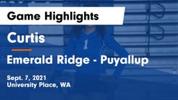 Curtis  vs Emerald Ridge - Puyallup Game Highlights - Sept. 7, 2021