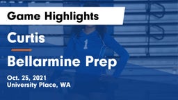 Curtis  vs Bellarmine Prep  Game Highlights - Oct. 25, 2021