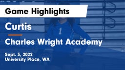 Curtis  vs Charles Wright Academy Game Highlights - Sept. 3, 2022