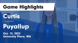 Curtis  vs Puyallup Game Highlights - Oct. 12, 2022