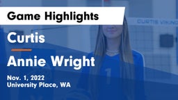 Curtis  vs Annie Wright Game Highlights - Nov. 1, 2022