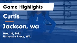 Curtis  vs Jackson, wa Game Highlights - Nov. 18, 2022