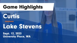 Curtis  vs Lake Stevens  Game Highlights - Sept. 12, 2023