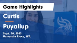 Curtis  vs Puyallup Game Highlights - Sept. 20, 2023