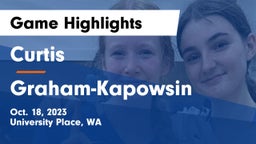 Curtis  vs Graham-Kapowsin  Game Highlights - Oct. 18, 2023