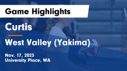 Curtis  vs West Valley  (Yakima) Game Highlights - Nov. 17, 2023