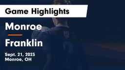 Monroe  vs Franklin  Game Highlights - Sept. 21, 2023