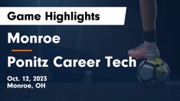 Monroe  vs Ponitz Career Tech  Game Highlights - Oct. 12, 2023