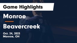 Monroe  vs Beavercreek  Game Highlights - Oct. 24, 2023