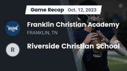 Recap: Franklin Christian Academy vs. Riverside Christian School 2023