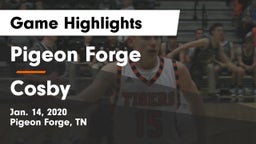 Pigeon Forge  vs Cosby  Game Highlights - Jan. 14, 2020