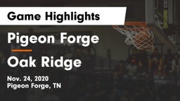 Pigeon Forge  vs Oak Ridge  Game Highlights - Nov. 24, 2020