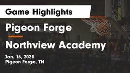 Pigeon Forge  vs Northview Academy Game Highlights - Jan. 16, 2021
