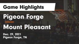 Pigeon Forge  vs Mount Pleasant  Game Highlights - Dec. 29, 2021