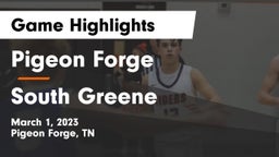 Pigeon Forge  vs South Greene  Game Highlights - March 1, 2023