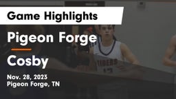 Pigeon Forge  vs Cosby  Game Highlights - Nov. 28, 2023