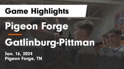 Pigeon Forge  vs Gatlinburg-Pittman  Game Highlights - Jan. 16, 2024