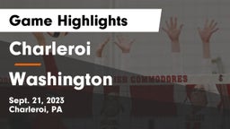 Charleroi  vs Washington  Game Highlights - Sept. 21, 2023