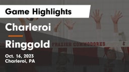 Charleroi  vs Ringgold  Game Highlights - Oct. 16, 2023