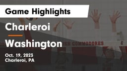 Charleroi  vs Washington  Game Highlights - Oct. 19, 2023