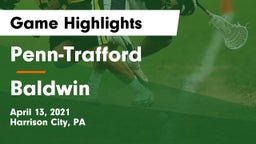 Penn-Trafford  vs Baldwin  Game Highlights - April 13, 2021