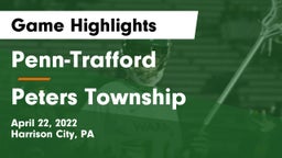Penn-Trafford  vs Peters Township  Game Highlights - April 22, 2022