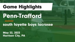 Penn-Trafford  vs south fayette  boys lacrosse Game Highlights - May 22, 2023