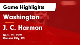 Washington  vs J. C. Harmon  Game Highlights - Sept. 28, 2021
