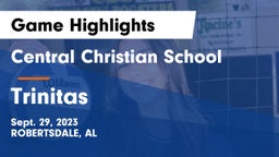 Central Christian School vs Trinitas Game Highlights - Sept. 29, 2023
