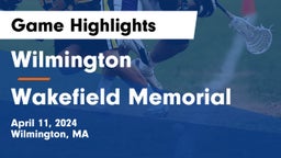 Wilmington  vs Wakefield Memorial  Game Highlights - April 11, 2024