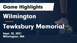 Wilmington  vs Tewksbury Memorial Game Highlights - Sept. 20, 2021