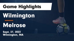 Wilmington  vs Melrose  Game Highlights - Sept. 27, 2022