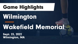 Wilmington  vs Wakefield Memorial  Game Highlights - Sept. 23, 2022