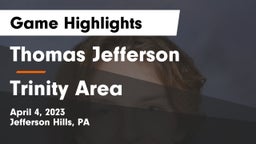 Thomas Jefferson  vs Trinity Area  Game Highlights - April 4, 2023