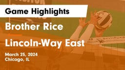 Brother Rice  vs Lincoln-Way East  Game Highlights - March 25, 2024