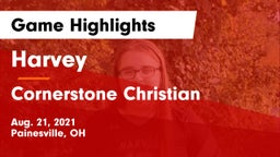 Harvey  vs Cornerstone Christian Game Highlights - Aug. 21, 2021