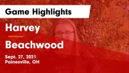 Harvey  vs Beachwood  Game Highlights - Sept. 27, 2021