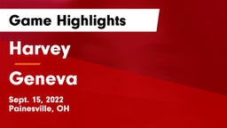 Harvey  vs Geneva Game Highlights - Sept. 15, 2022