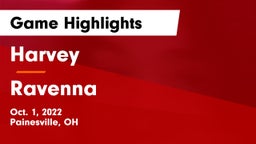 Harvey  vs Ravenna  Game Highlights - Oct. 1, 2022