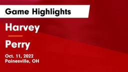 Harvey  vs Perry  Game Highlights - Oct. 11, 2022