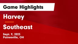 Harvey  vs Southeast  Game Highlights - Sept. 9, 2023