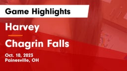 Harvey  vs Chagrin Falls  Game Highlights - Oct. 10, 2023