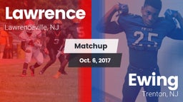 Matchup: Lawrence  vs. Ewing  2017