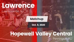 Matchup: Lawrence  vs. Hopewell Valley Central  2020