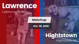Matchup: Lawrence  vs. Hightstown  2020