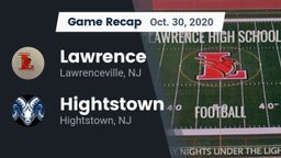 Recap: Lawrence  vs. Hightstown  2020