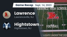 Recap: Lawrence  vs. Hightstown  2023
