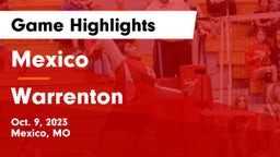 Mexico  vs Warrenton  Game Highlights - Oct. 9, 2023