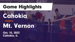 Cahokia  vs Mt. Vernon  Game Highlights - Oct. 15, 2022